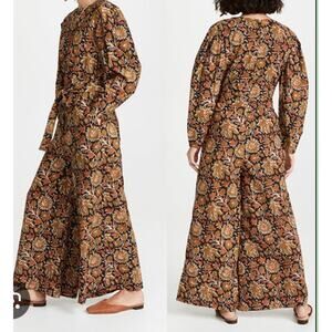 NEW Mille Eva Long Sleeve Jumpsuit‎ in Sunset Floral Size Small